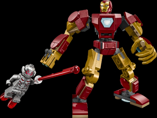 Slika LEGO® SUPER HEROES 76307 Mehanički Iron Man protiv Ultrona
