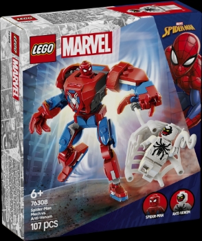 Slika LEGO® SUPER HEROES 76308 Mehanički Spider-Man protiv Anti-Venoma