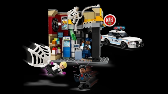 Slika LEGO® SUPER HEROES 76311 Spider-svijet: Miles Morales protiv Spota