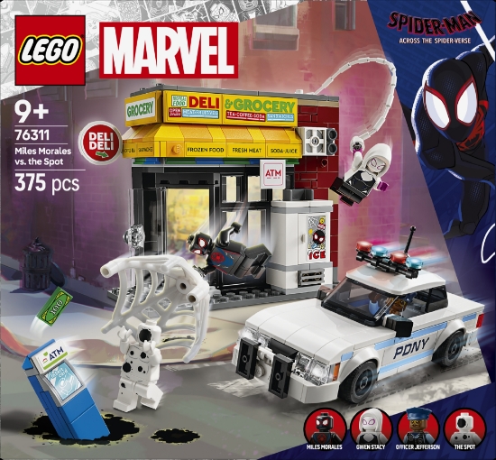 Slika LEGO® SUPER HEROES 76311 Spider-svijet: Miles Morales protiv Spota