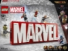 Slika LEGO® SUPER HEROES 76313 Logotip MARVEL i figurice