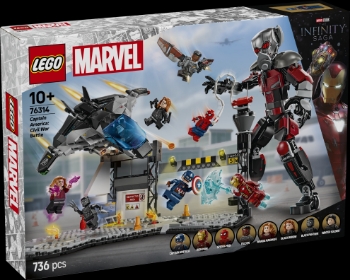 Slika LEGO® SUPER HEROES 76314 Bitka iz filma Kapetan Amerika: Građanski rat
