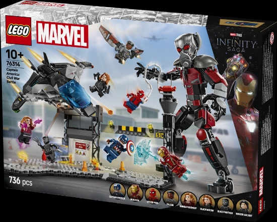 Slika LEGO® SUPER HEROES 76314 Bitka iz filma Kapetan Amerika: Građanski rat
