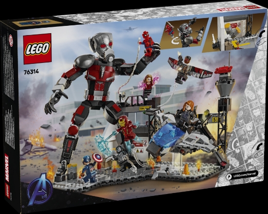 Slika LEGO® SUPER HEROES 76314 Bitka iz filma Kapetan Amerika: Građanski rat