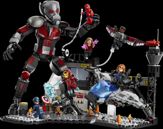 Slika LEGO® SUPER HEROES 76314 Bitka iz filma Kapetan Amerika: Građanski rat