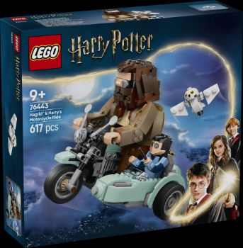 Slika LEGO® HARRY POTTER™ 76443 Hagrid™ i Harry na motociklu