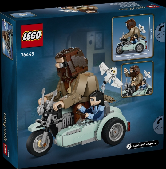 Slika LEGO® HARRY POTTER™ 76443 Hagrid™ i Harry na motociklu