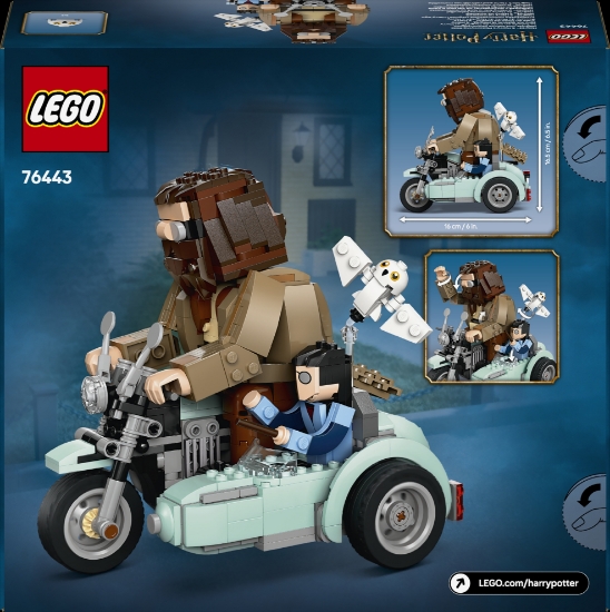 Slika LEGO® HARRY POTTER™ 76443 Hagrid™ i Harry na motociklu