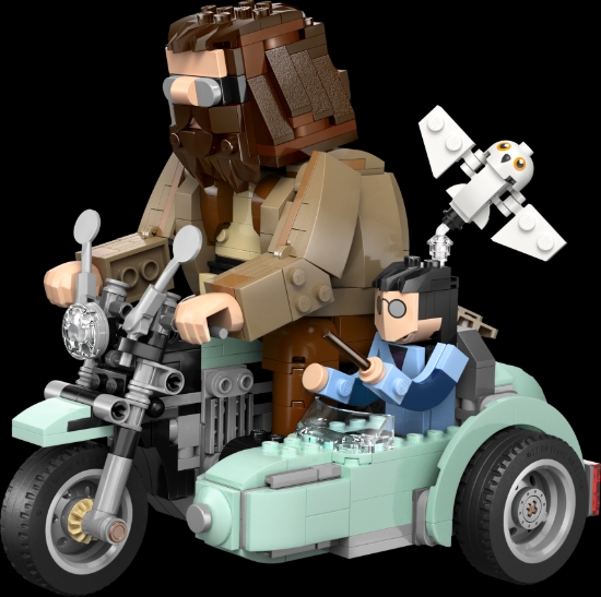 Slika LEGO® HARRY POTTER™ 76443 Hagrid™ i Harry na motociklu