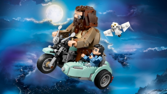 Slika LEGO® HARRY POTTER™ 76443 Hagrid™ i Harry na motociklu