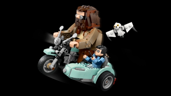 Slika LEGO® HARRY POTTER™ 76443 Hagrid™ i Harry na motociklu