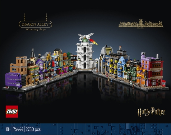 Slika LEGO® HARRY POTTER™ 76444 Zakutna ulica™ s čarobnjačkim trgovinama