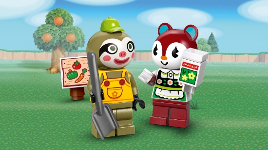 Slika LEGO ANIMAL CROSSING 77054 Leif s kamp-kućicom i prodavaonicom biljaka
