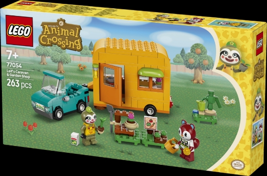 Slika LEGO ANIMAL CROSSING 77054 Leif s kamp-kućicom i prodavaonicom biljaka