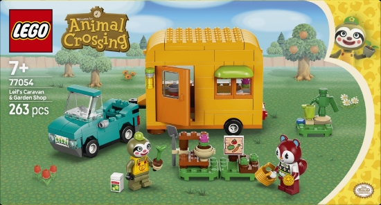 Slika LEGO ANIMAL CROSSING 77054 Leif s kamp-kućicom i prodavaonicom biljaka
