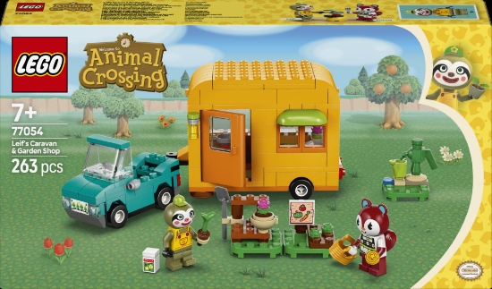 Slika LEGO ANIMAL CROSSING 77054 Leif s kamp-kućicom i prodavaonicom biljaka