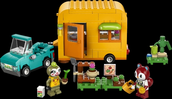 Slika LEGO ANIMAL CROSSING 77054 Leif s kamp-kućicom i prodavaonicom biljaka