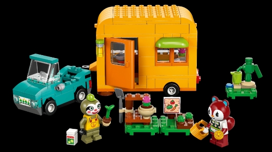 Slika LEGO ANIMAL CROSSING 77054 Leif s kamp-kućicom i prodavaonicom biljaka
