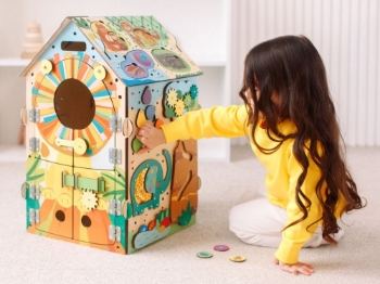 Prikažite detalje za Osvjetljeni activity board za djecu - Safari s lavom Slika Osvjetljeni activity board za djecu - Safari s lavom