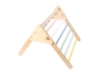 Slika Drveni Piklerov trokut s Montessori pločom set - pastel