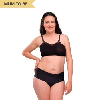 Slika Grudnjak za spavanje/dojenje - Comfort, crni, S Carriwell 