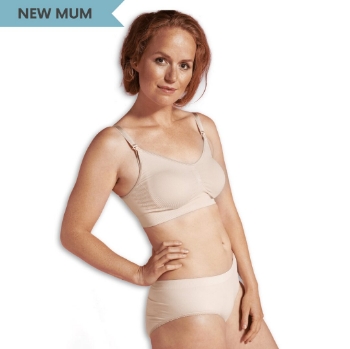 Slika Grudnjak za trudnice i dojilje bez šavova - Original, boja kože, IV/XL Carriwell 