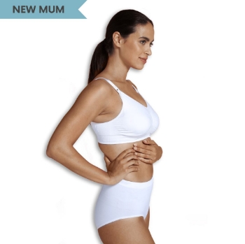 Slika Grudnjak za trudnice i dojilje podstavljeni bijeli, XL Carriwell 