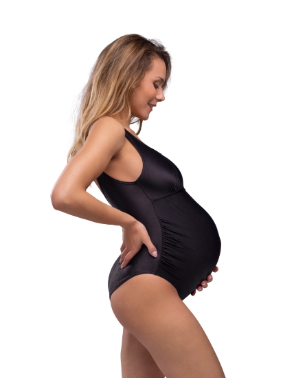 Slika Original Kupaći kostim za trudnice, crni, M Carriwell 