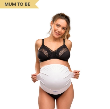 Slika Podesivi potporni pojas za   trudnice, bijeli, S/M Carriwell 