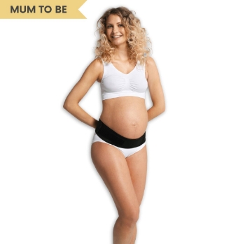 Slika Potporni pojas za trudnice, sa čičkom, crni,S/M (stari 5205) Carriwell 