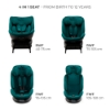 Slika Autosjedalica XPEDITION 3 i-Size 0-36 kg (40-150 cm) 360, Green Kinderkraft 