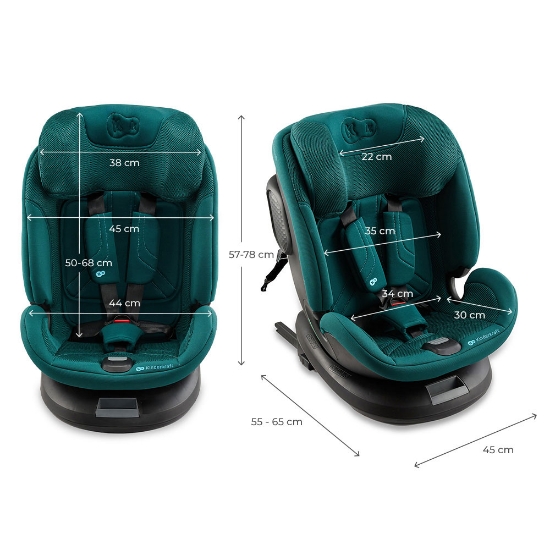 Slika Autosjedalica XPEDITION 3 i-Size 0-36 kg (40-150 cm) 360, Green Kinderkraft 
