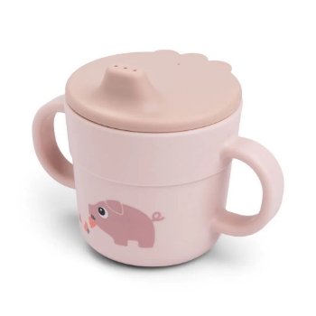 Slika Šalica za učenje pijanja Foodie Tiny farm, powder - Done by Deer