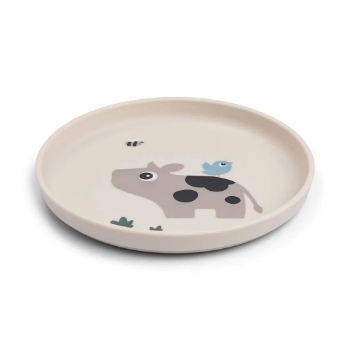 Slika Dječji tanjur Tiny farm, sand - Done by Deer