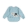 Podbradnjak s rukavima Tiny farm, blue - Done by Deer