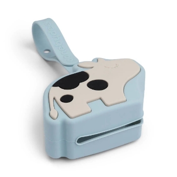 Slika Silikonska kutija za dudu Dotti, plava - Done by Deer