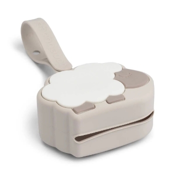 Slika Silikonska kutija za dudu Sheepy, sand - Done by Deer