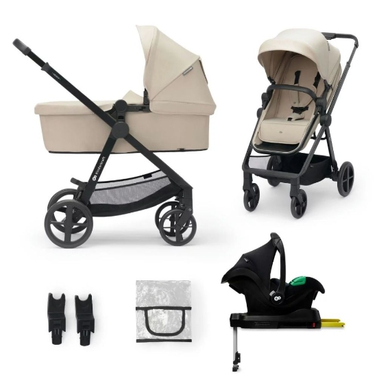 Slika Kolica NEWLY 4u1 MINK PRO, Sand Beige Kinderkraft 