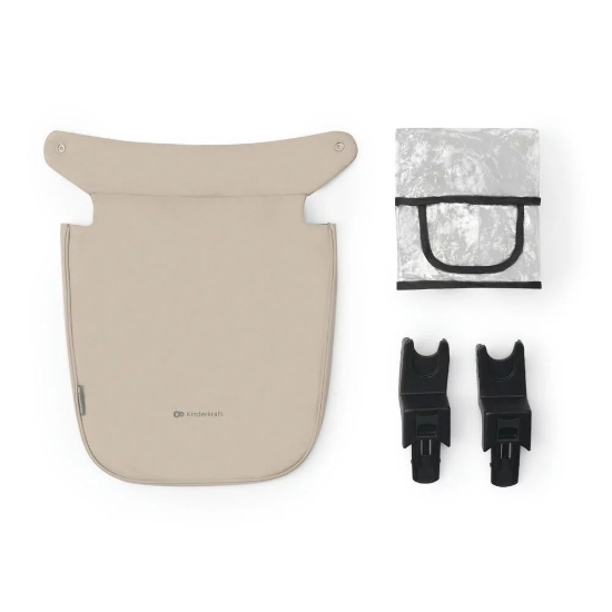 Slika Kolica NEWLY 4u1 MINK PRO, Sand Beige Kinderkraft 