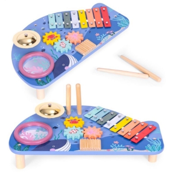 Slika Stol s glazbenim instrumentima Ecotoys 