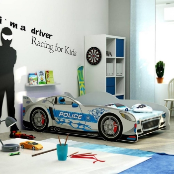 Slika BMS Cars krevet 160 x 80 cm, sivi