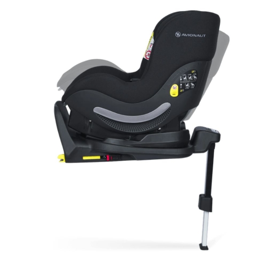 Slika Autosjedalica Avionaut AeroFix Airflow (0-18,5 kg), Crna