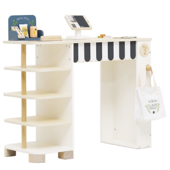 Slika Dječji drveni dućan s dodacima