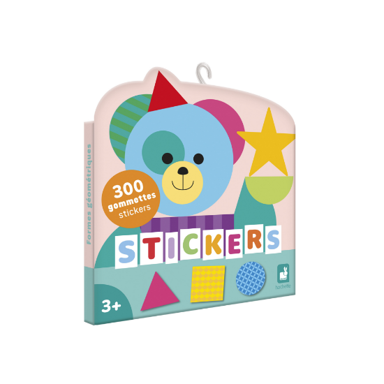 Slika 300 velikih naljepnica - Geometrijski oblici