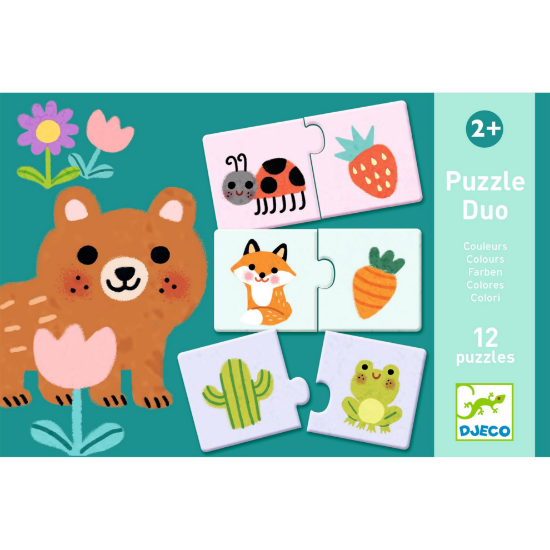 Slika Puzzle duo - Boje i oblici