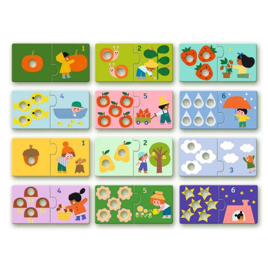 Slika Puzzle duo - Moji prvi brojevi