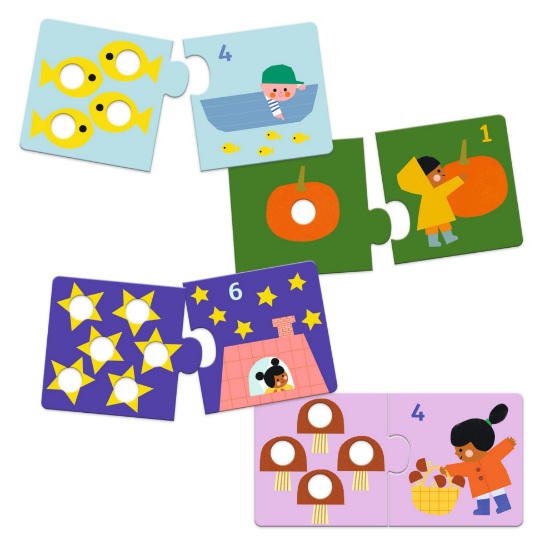 Slika Puzzle duo - Moji prvi brojevi