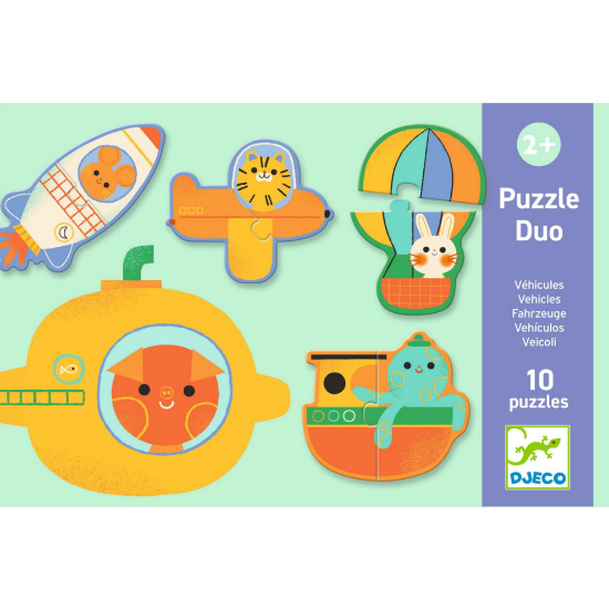 Slika Puzzle duo - Vozila