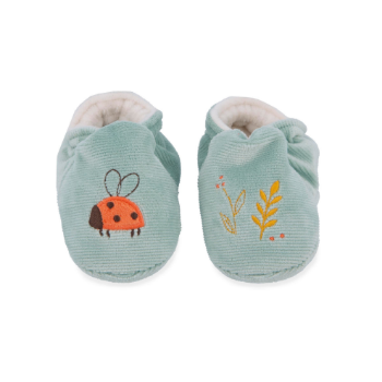 Slika Dječji set papuče i zvečka za ruku - Mišić