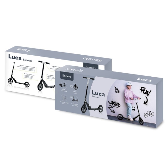 Slika Romobil Luca, Crni Graphite Lionelo 